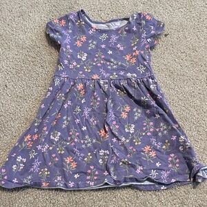 Jumping Beans Purple Floral Kids Dress